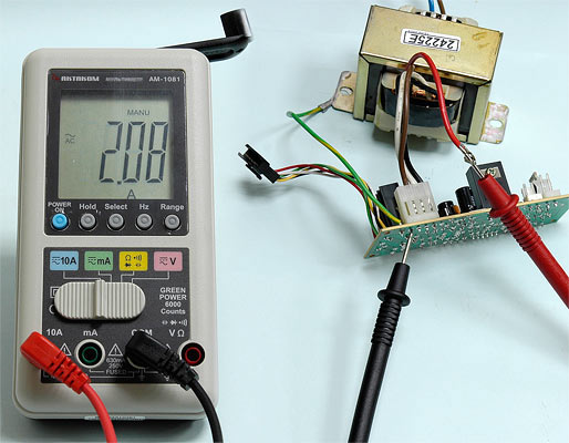 Current 10A AC measurement Current 10A AC measurement