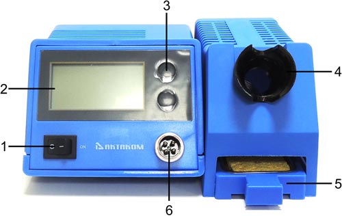 Controls of ASE-1111 Soldering Station