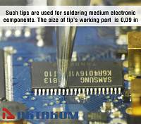 90M-T-2,4D Soldering Tip - Application