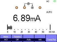 ADS-4062 Handheld Digital Oscilloscope - AC Current  Measurement