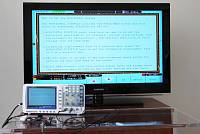 ADS-2061MV Digital Storage Oscilloscope - could be connected to a TV