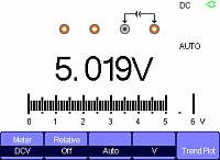 ADS-4102 Handheld Digital Oscilloscope - DC Voltage Measurement
