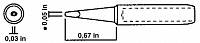 90M-T-1,2D  Soldering Tip