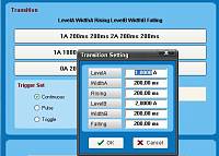 AKTAKOM ElectronicLoadPro (AELP) - dynamic test setting