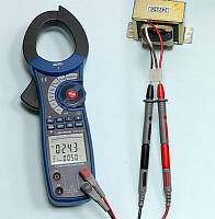 ACM-2353 Clamp Meter - AC Voltage (main display) + Frequency (secondary display) Measurement